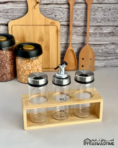 [GER-4044] GERMAX 3PCS CRUET RACK