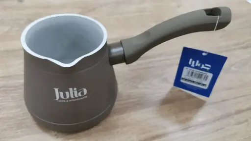 [JUL-JU1095 ] FORGED ALUMINUM COFFEE POT 1PC 400ML-BROWN