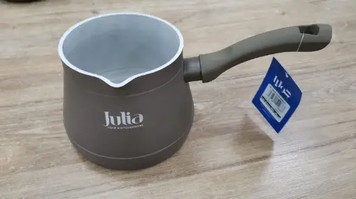 [JUL-JU1097 ] FORGED ALUMINUM COFFEE POT 1PC 800ML-BROWN 