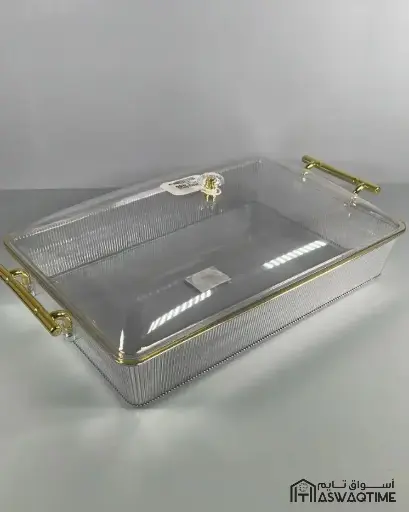 [SJ-MX2450A] ACRYLIC DEEP TRAY WITH LID 
