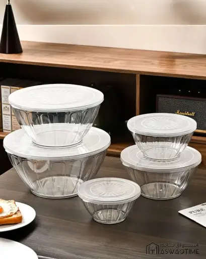 [SJ-MX2486] JIE 5PCS SALAD BOWL SET