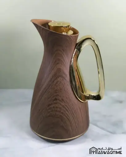 [GER-GER2375W] GERMAX VACUUM FLASK 1L WOOD