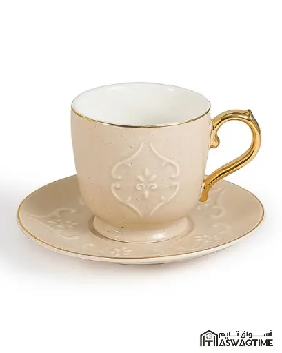 [ROS-83007] ROSE 12 PCS MILK SET 6 MILK CUPS+ 6 SAUCERS             CR-624-MLK-A15 