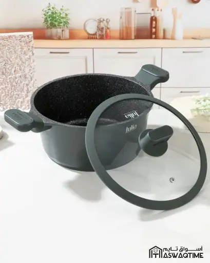 [JUL-JU1008] JULIA ELITE-PRO CASSEROLE WITH LID 24CM-GREEN 