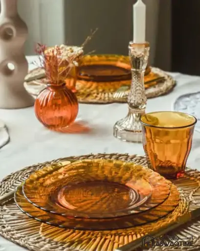 [JR-ED153] DURALEX PICARDIE AMBER DINNER PLATE - 26 CM 3030D (1PC)