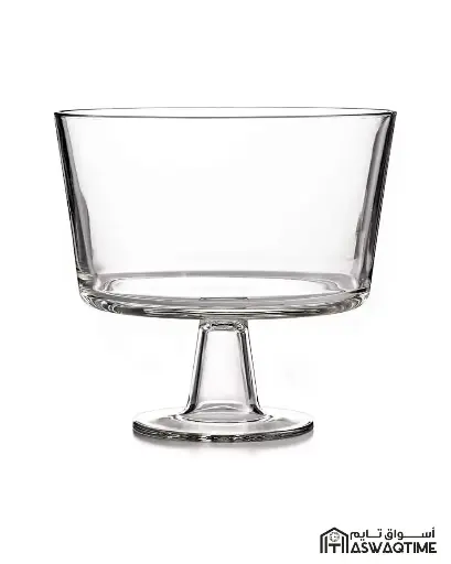 [JR-TB-600] ELEGANT CAKE BOWL CLEAR 24x20cm